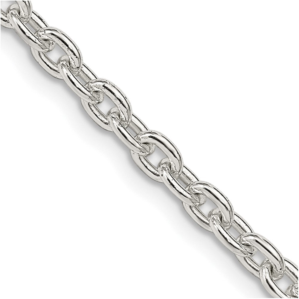 Sterling Silver 3.5mm Cable Chain