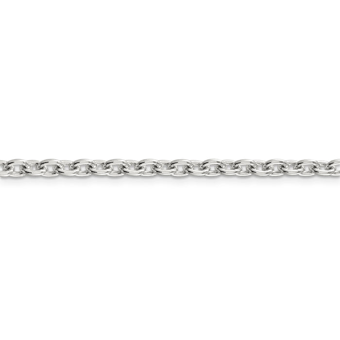 Sterling Silver 4.5mm Cable Chain