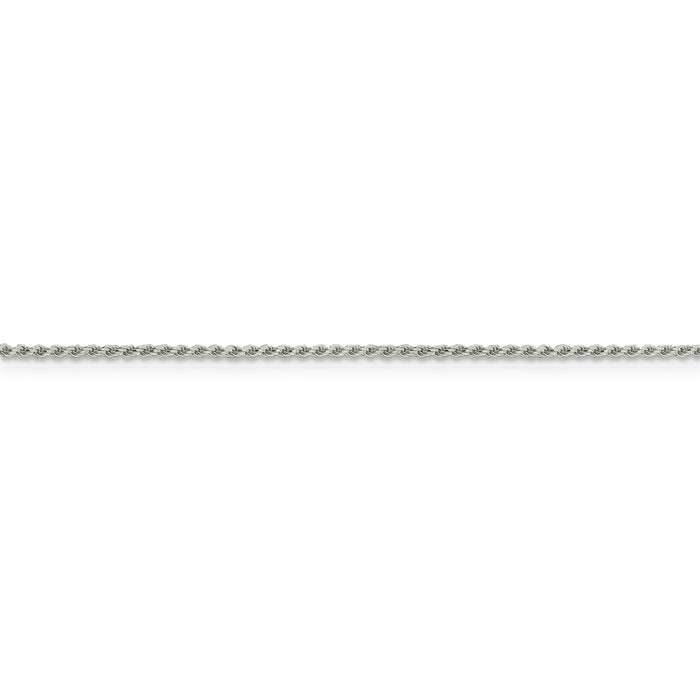 Sterling Silver 1.2mm Diamond-cut Rope Chain