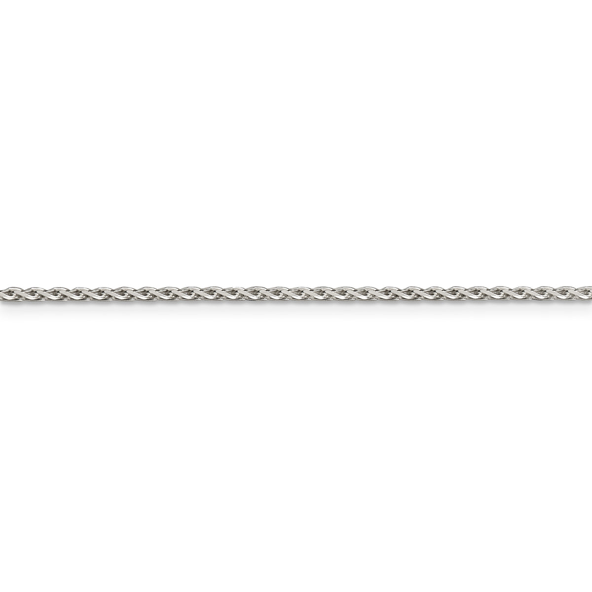 Sterling Silver 1.5mm Diamond-cut Spiga Chain