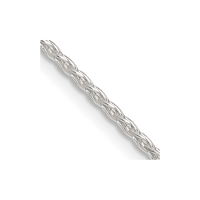 Sterling Silver 1.5mm Diamond-cut Spiga Chain w/2in ext.