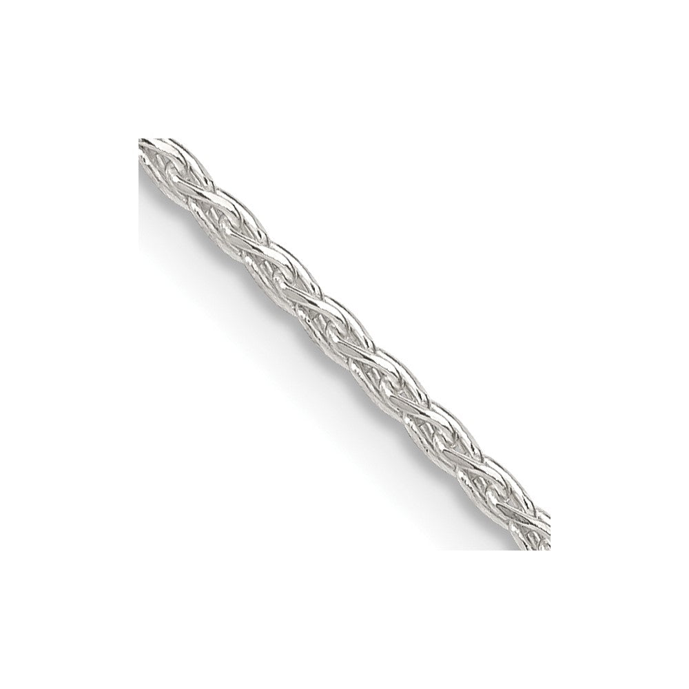 Sterling Silver 1.5mm Diamond-cut Spiga Chain w/4in ext.