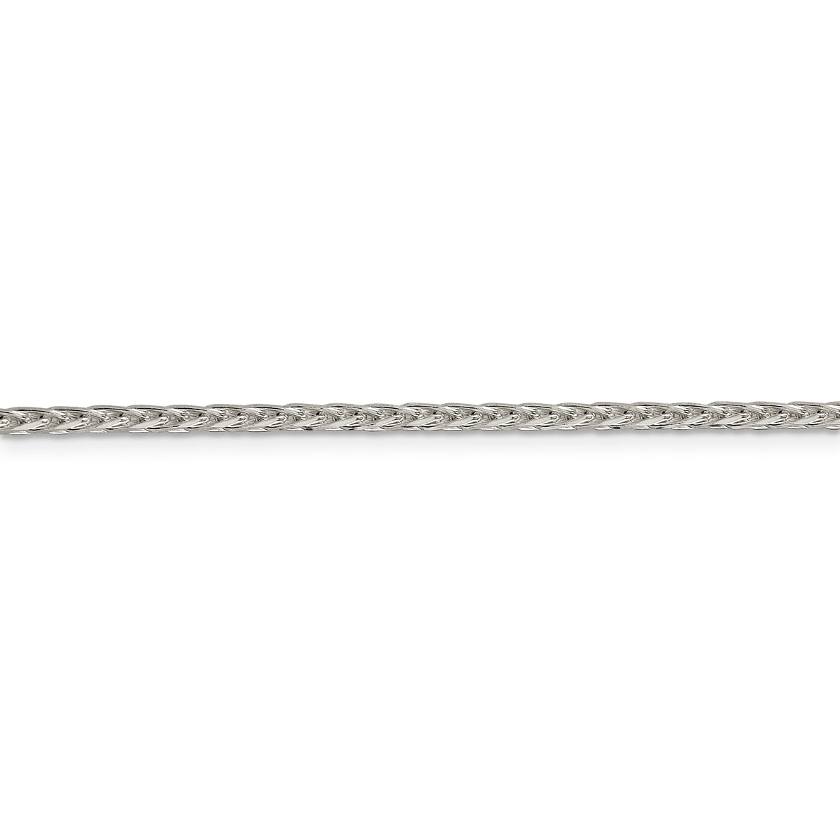 Sterling Silver 2.5mm Diamond-cut Spiga Chain