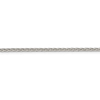 Sterling Silver 2.5mm Diamond-cut Spiga Chain