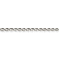 Sterling Silver 3.75mm Diamond-cut Spiga Chain