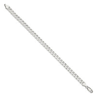 Sterling Silver 6mm Beveled Curb Chain