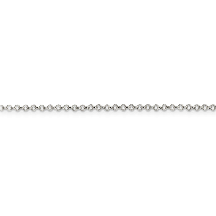 Sterling Silver 2mm Rolo Chain