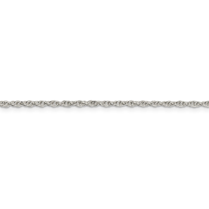 Sterling Silver 2mm Loose Rope Chain