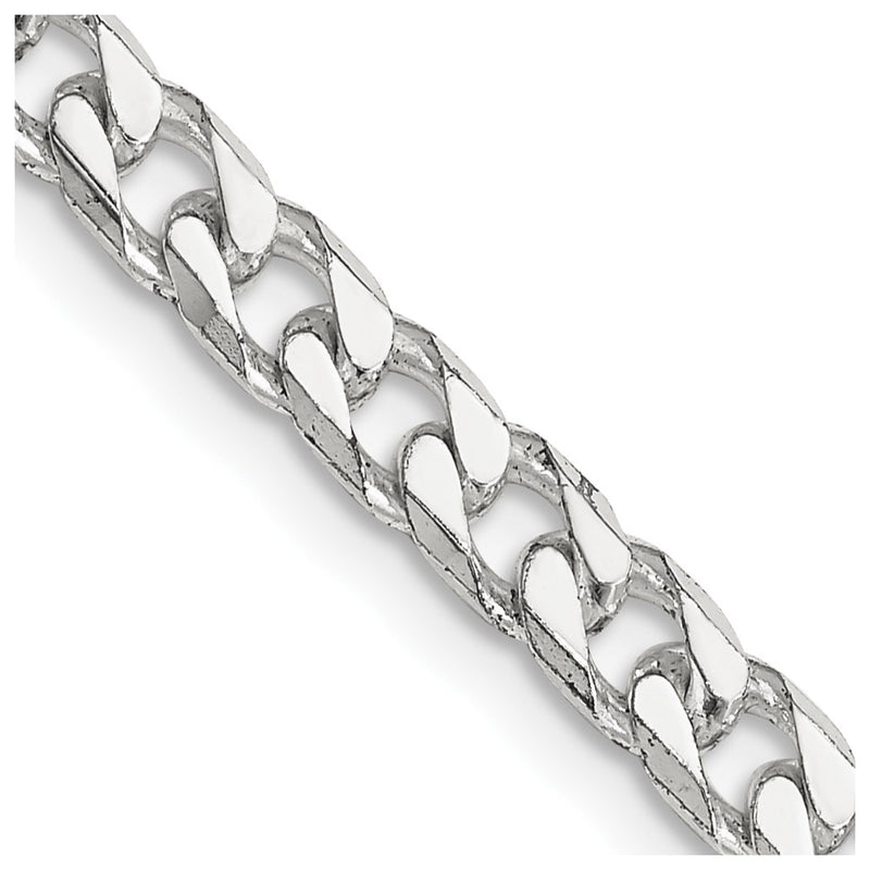 Sterling Silver Polished 5mm Curb Chain