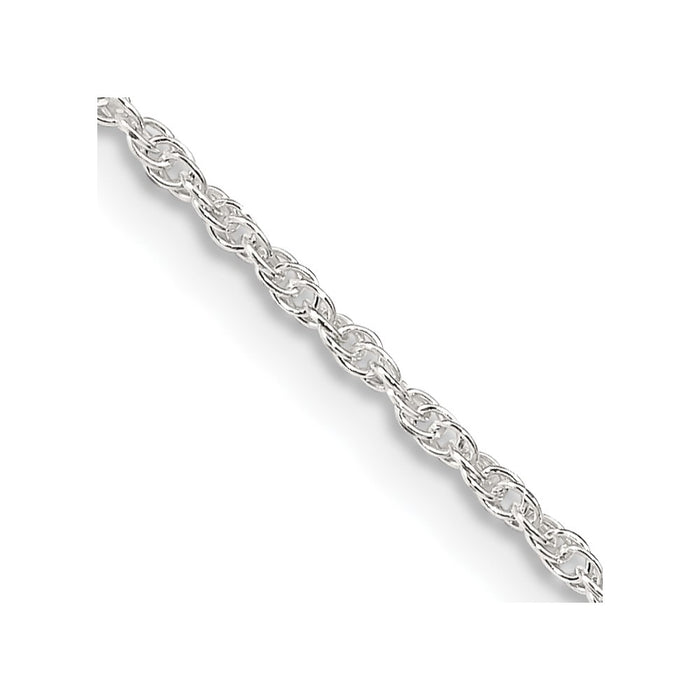 Sterling Silver 1.6mm Loose Rope Chain