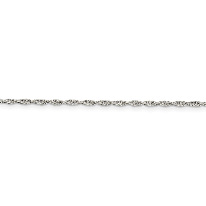 Sterling Silver 1.95mm Loose Rope Chain