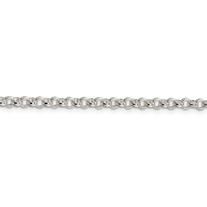 Sterling Silver 4mm Rolo Chain