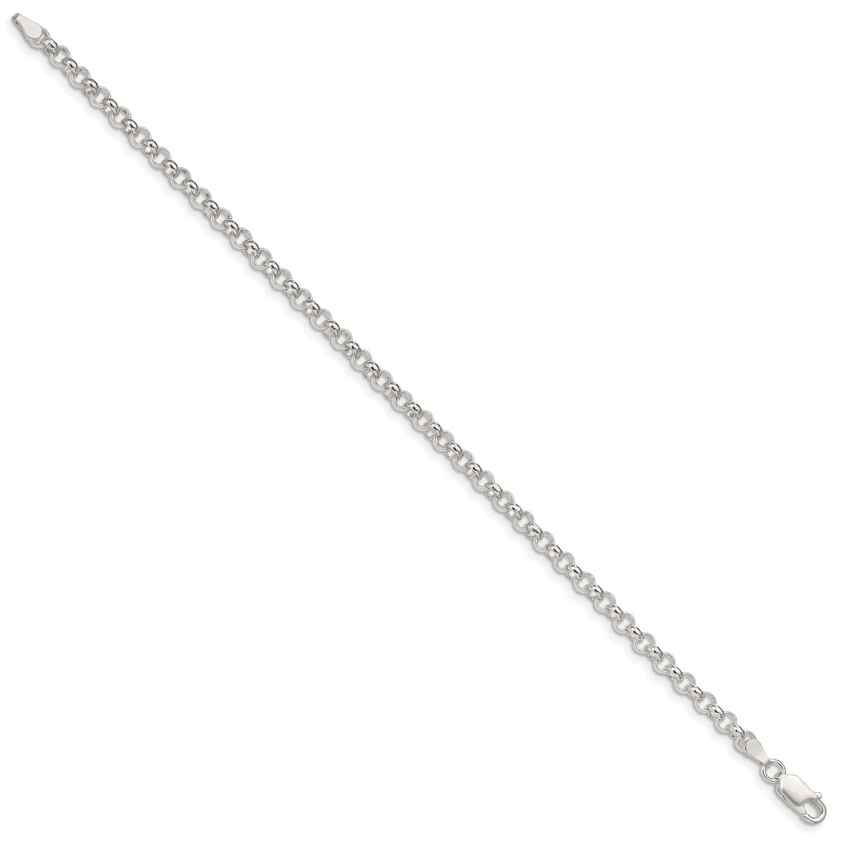 Sterling Silver 4mm Rolo Chain