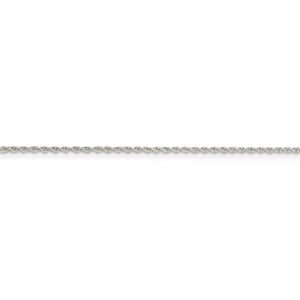 Sterling Silver 1.3mm Loose Rope Chain