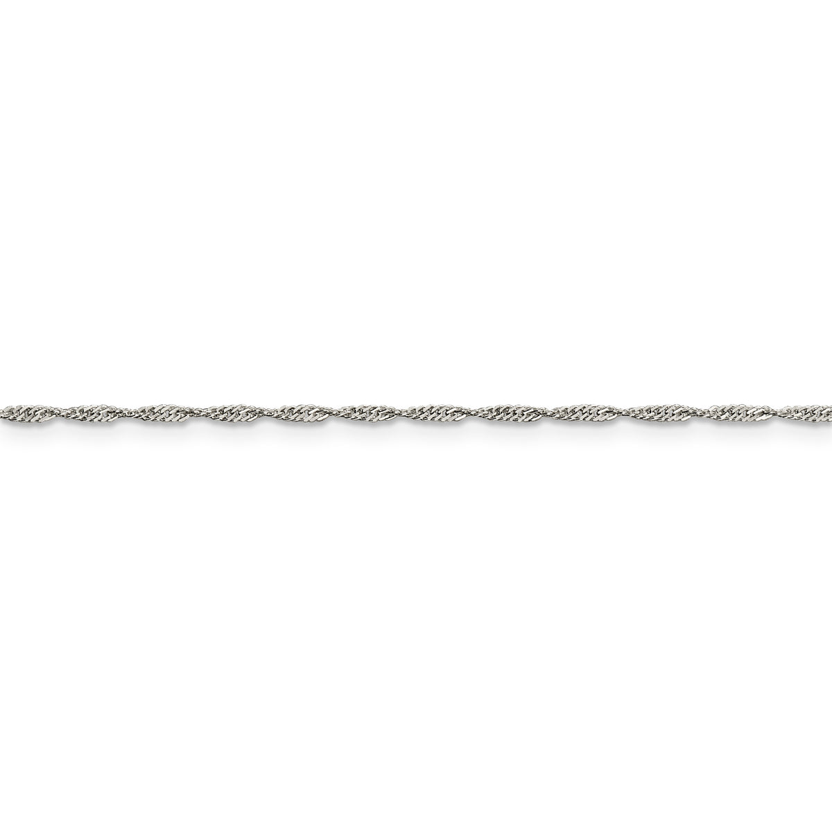 Sterling Silver 1.4mm Singapore Chain