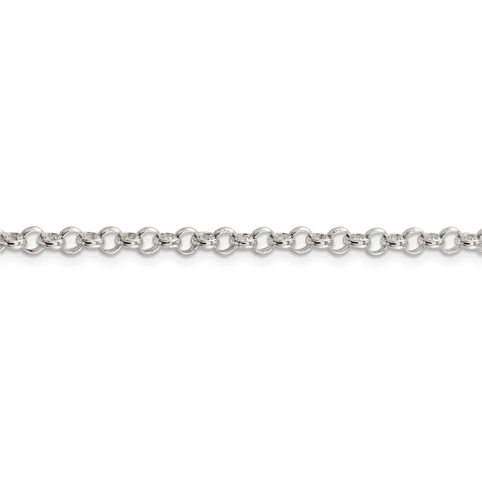 Sterling Silver 4mm Rolo Chain