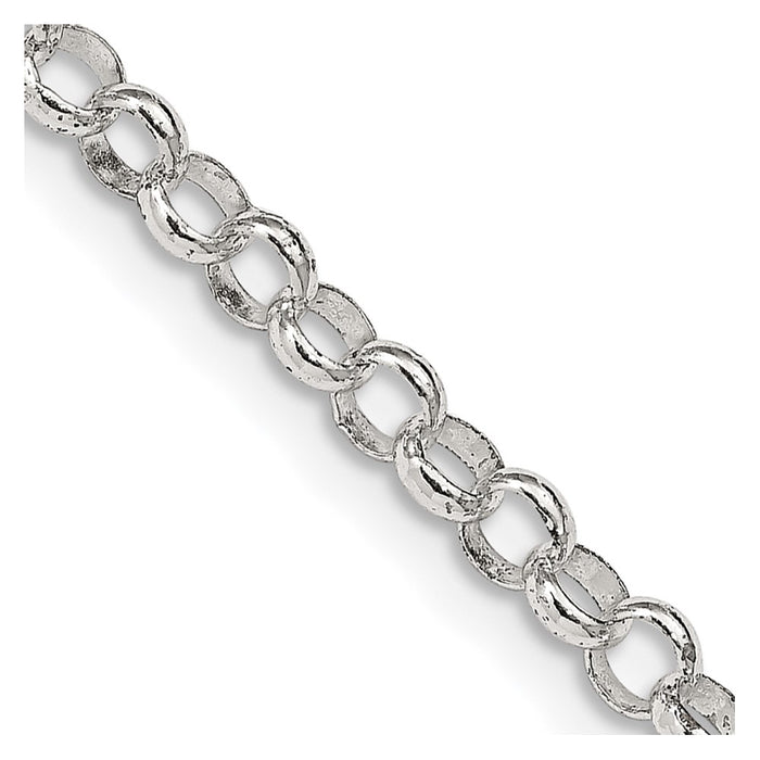 Sterling Silver 4mm Rolo Chain