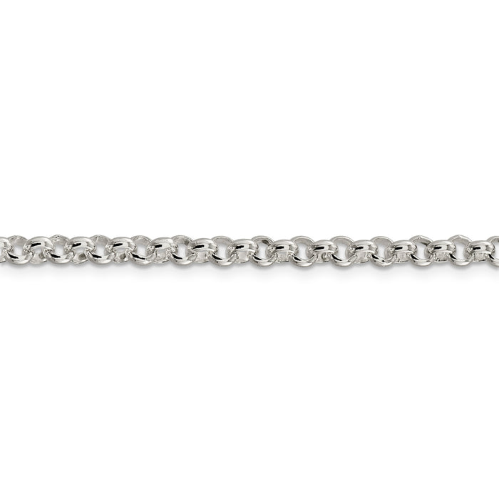 Sterling Silver 4.75mm Rolo Chain