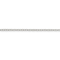 Sterling Silver 2.25mm Oval Cable Chain