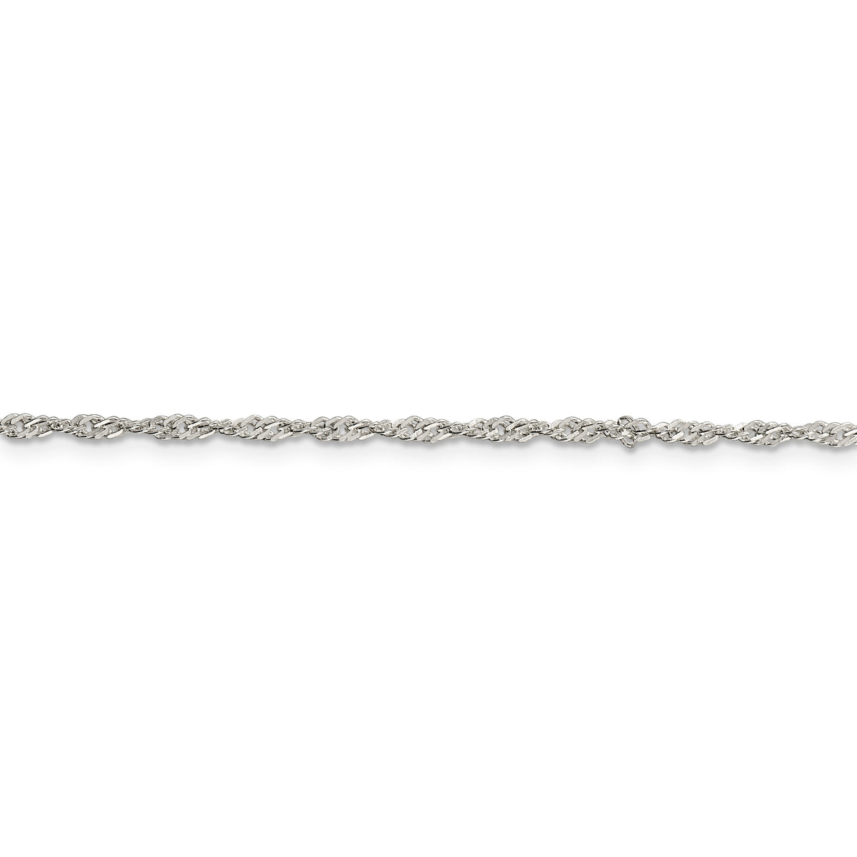 Sterling Silver 2mm Singapore Chain