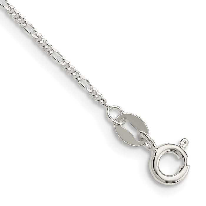 Sterling Silver 1.2mm Figaro Chain