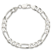 Sterling Silver 7.5mm Figaro Chain