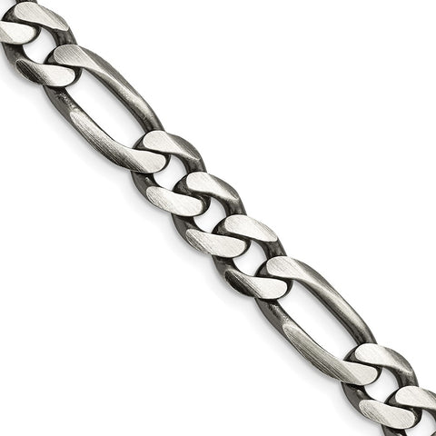 SILVER FIGARO CHAINS