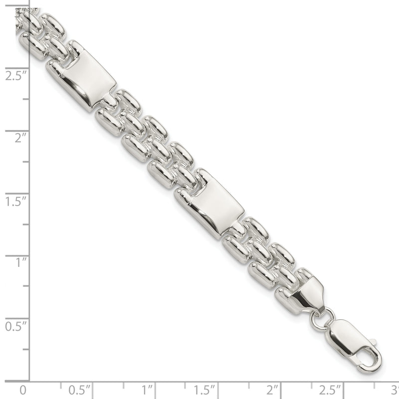 Sterling Silver Fancy Link Bracelet