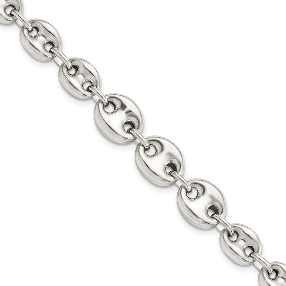 Sterling Silver Polished Fancy Link 7.5in Bracelet