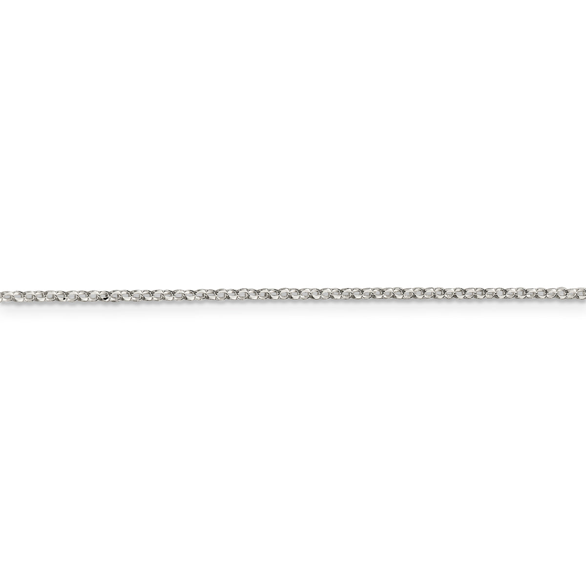 Sterling Silver 1.5mm Diamond-cut Cable Chain