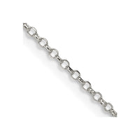 Sterling Silver 1.5mm Diamond-cut Cable Chain