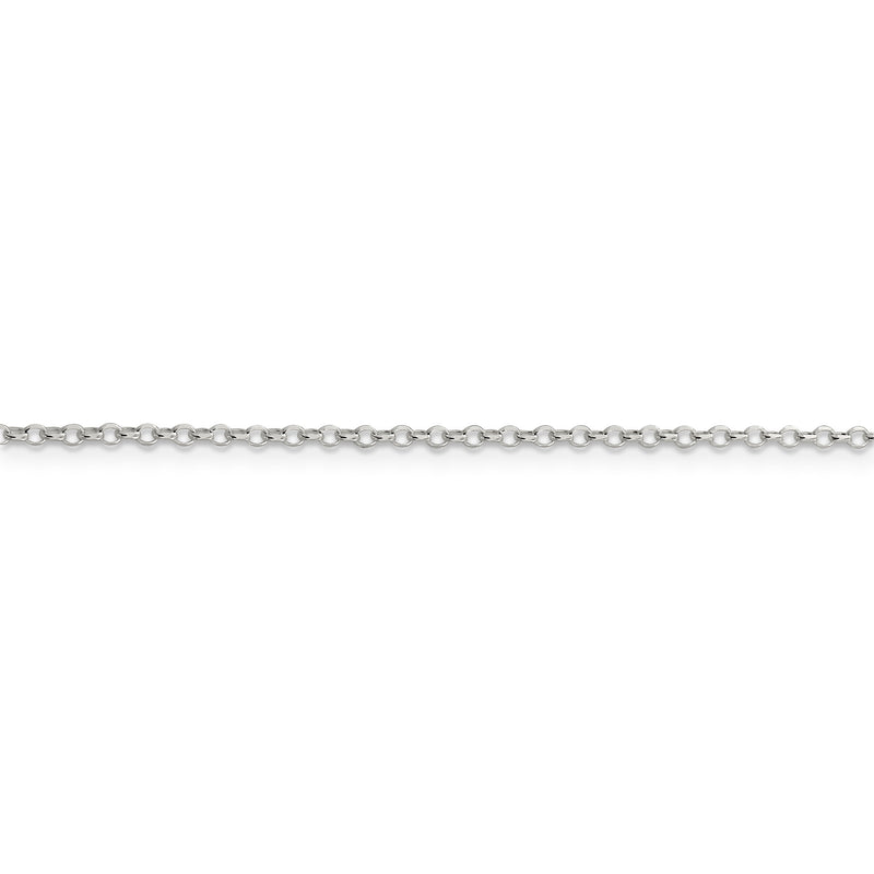 Sterling Silver 1.75mm Diamond-cut Cable Chain