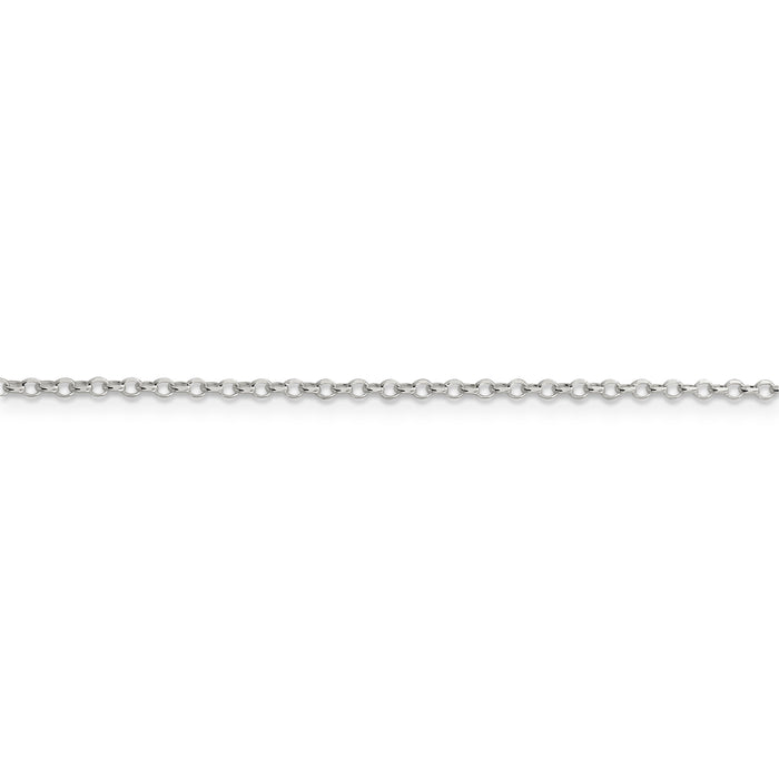 Sterling Silver 1.75mm Diamond-cut Cable Chain