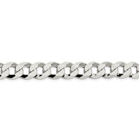 Sterling Silver 11.75mm Flat Curb Chain