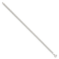 Sterling Silver 4.25mm Open D/C Curb Chain