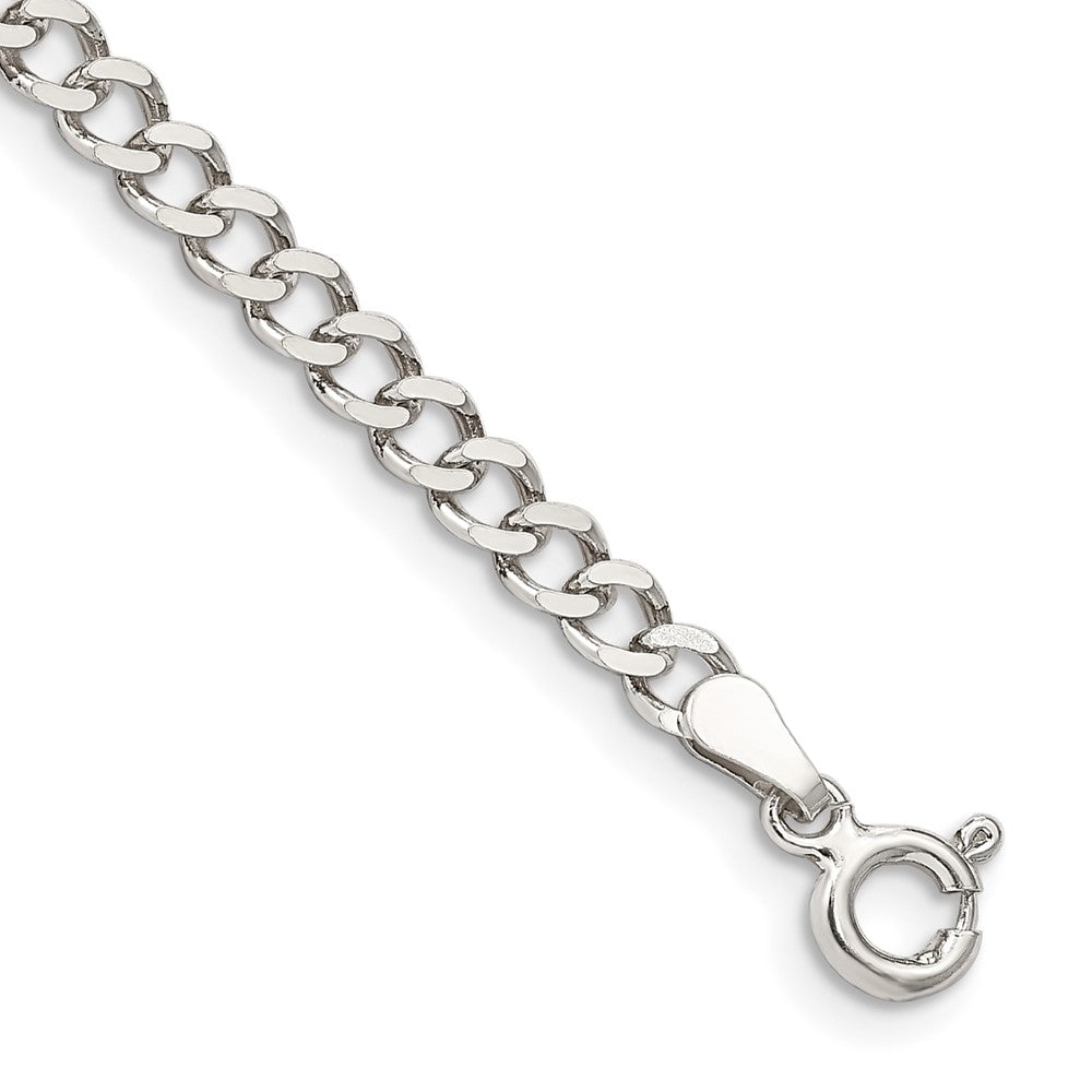 Sterling Silver 4.25mm Open D/C Curb Chain