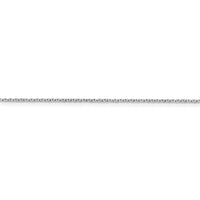 Sterling Silver Rhodium-plated 1.25mm Diamond-cut Forzantina Cable Chain