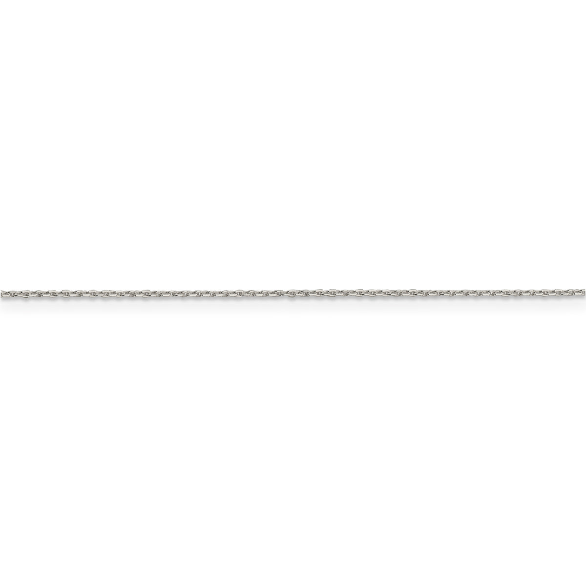 Sterling Silver 1mm 8 Sided D/C Cable Chain