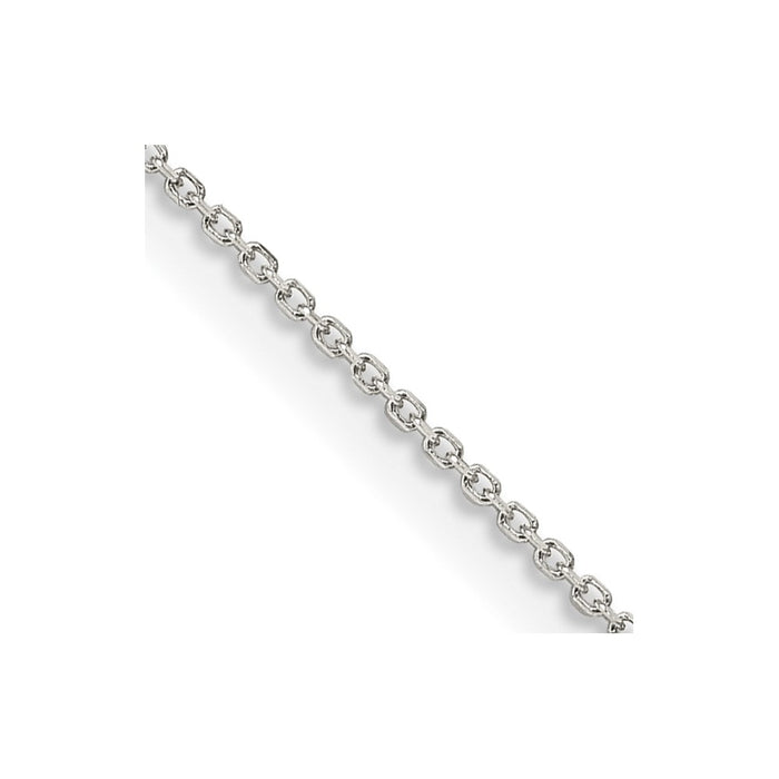 Sterling Silver 1mm 8 Sided D/C Cable Chain