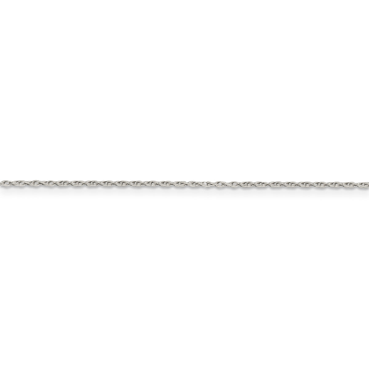 Sterling Silver 1.25mm Loose Rope Chain