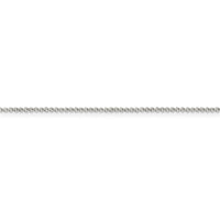 Sterling Silver 1.4mm Diamond-cut Rolo Chain