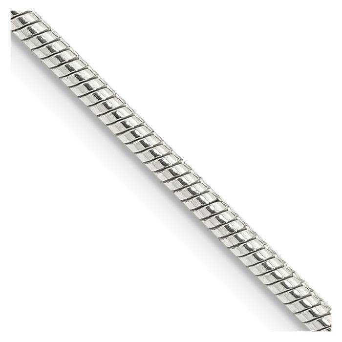 Sterling Silver 2mm Snake Chain