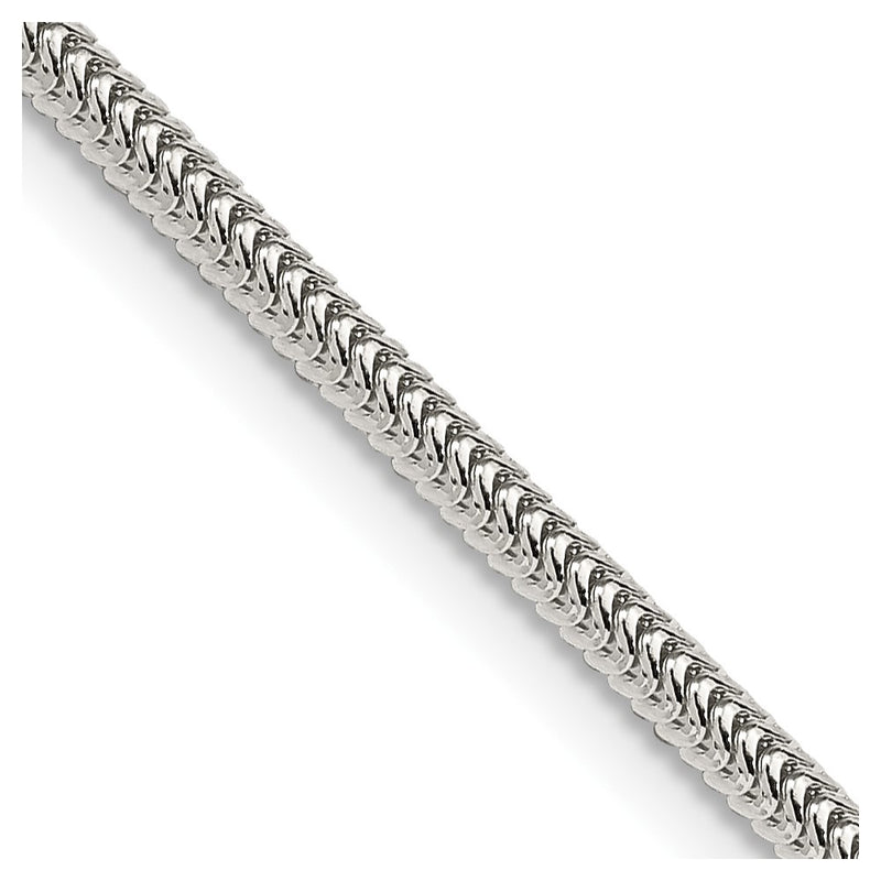 Sterling Silver 2.5mm Round Snake Chain