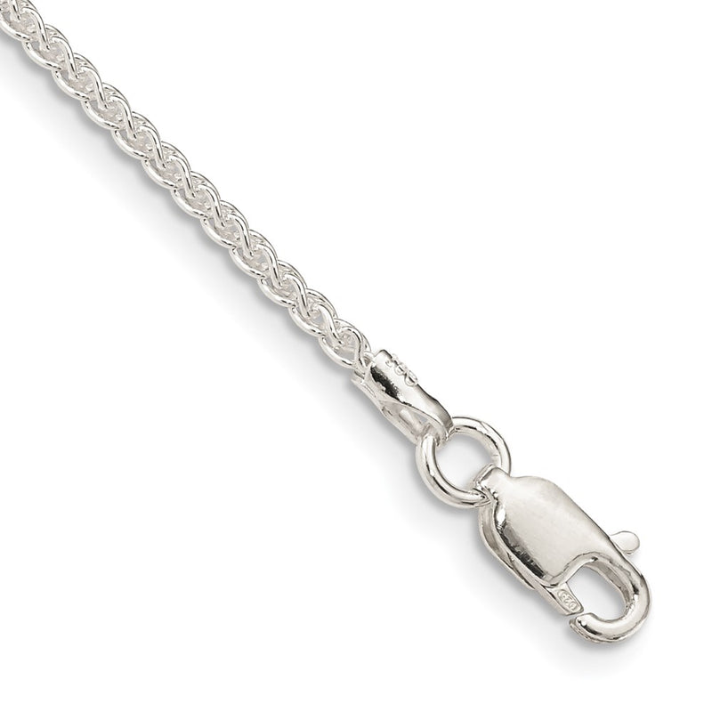 Sterling Silver 1.6mm Round Spiga Chain