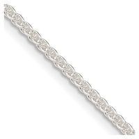 Sterling Silver 1.6mm Round Spiga Chain