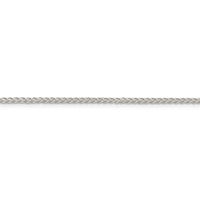 Sterling Silver 1.75mm Round Spiga Chain