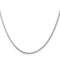 Sterling Silver Rhodium-plated 1.75mm Round Spiga Chain