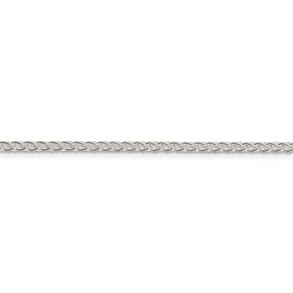 Sterling Silver 2.5mm Round Spiga Chain