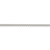 Sterling Silver 2.5mm Round Spiga Chain