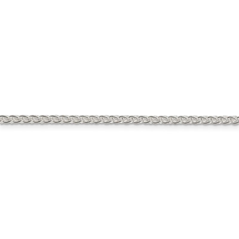 Sterling Silver 2.5mm Round Spiga Chain